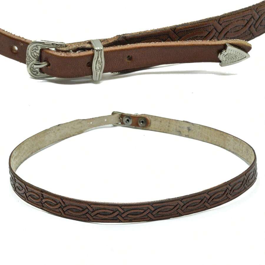 Atrevidu's Leather Hat Band - Caramelo±Elo±M - View 1