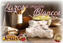 Lazos de Hojaldre Blancos Pastelería Jesús – Pack 5 Paquetes (20 Unidades) - Unitalla - Ver 2