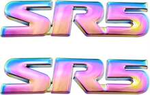 Car Side Fender 4x4 Emblem Decal - Metal Sticker Badge (Colorful) - 豐富多彩的 - 查看 4