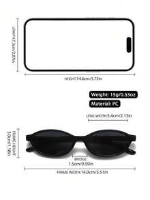 1副男女通用时尚塑料眼镜，豹纹图案，休闲风格，方形镜框，适合日常佩戴、搭配服装、街头摄影、夏季海滩、派对、徒步旅行，是必备时尚配饰，也是节日送礼佳品，适合所有脸型，高品质眼镜 - 1PC黑框灰片 - 查看 3