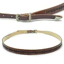 Atrevidu's Leather Hat Band - Caramelo±Arame±GG - View 1
