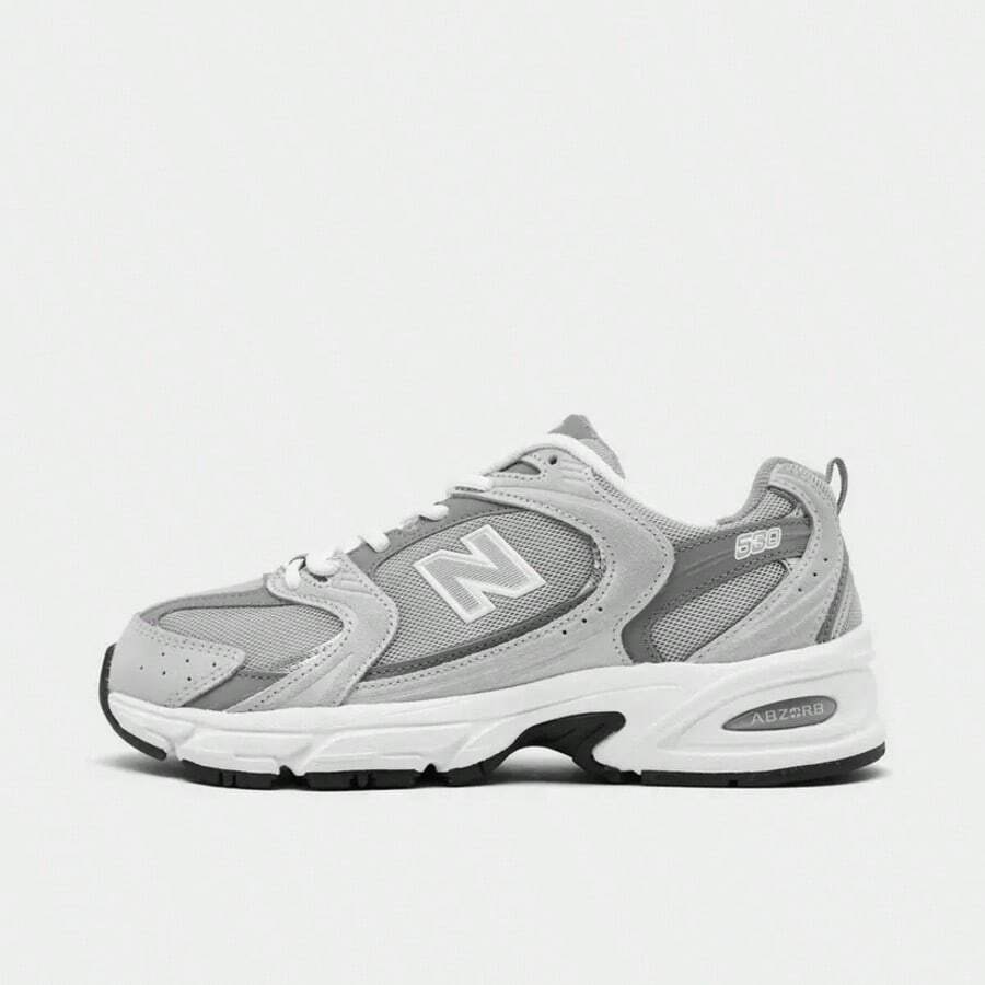 New Balance 530 White Brown New Balance Women Sneakers W530ASM | Modern Street Style, Comfortable All-Day - 灰色 - 查看 1