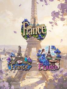 1 pieza Imán de nevera 3D de un famoso hito mundial, Torre Eiffel de luz, Torre del iris francés, Té de la tarde francés, Indicación de tamaño preciso, Impresión de alta definición, Adecuado para refrigerador, pizarra de oficina y talla grande escenarios, Adecuado para recuerdos de viaje, Diseño colorido adecuado para la decoración del hogar, Adecuado para regalos de Navidad y cumpleaños - La luz de la Torre Eiffel - Ver 3