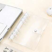 1pc A6 Transparent Portable File Folder, Candy Macaron Color Shell Options, Refillable Notebook, Transparent Interior, PP Material, Suitable For DIY Sticker Books, Handwriting, Or Storing Idol Photos, Cards, Small Items. Also Can Be Used As Loose-Leaf Notebook, Sealed Notebook, School Supplies, Student Binder - One Size - View 16