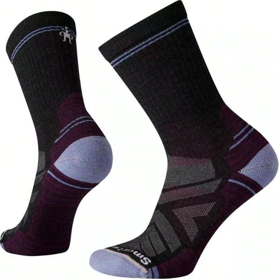 Smartwool Hike Light Cushion Crew Socks | - Charcoal - View 1