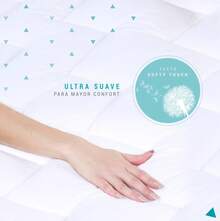 SOÑARE CUBRE COLCHON MATRIMONIAL FUSION NUUO - Blanco - Ver 4