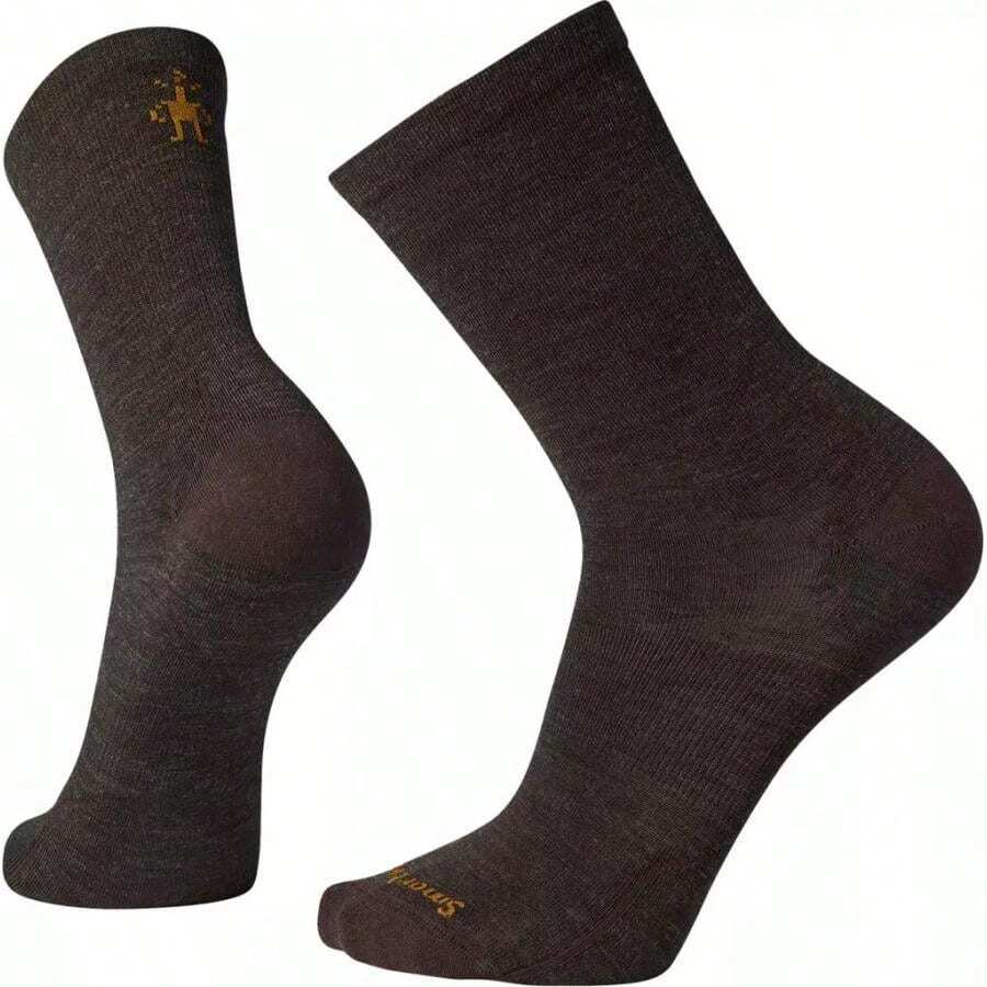 Smartwool Everyday Anchor Line Zero Cushion Crew Socks | - Chestnut - 查看 1