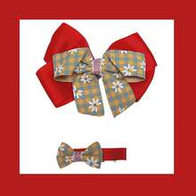 Children's Hair Bows, Duckbill Clips, 2 Units - Merah - View 7