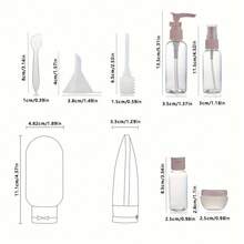 11pcs/Set Travel Bottles, Reusable Spray Bottles, Leak-Proof Travel Containers For Shampoo, Conditioner, Liquids, Lotions, Body Wash, Essential For Business Travel, Back To School Or Personal Trip,Set - View 2
