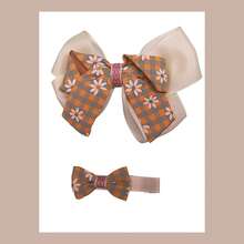 Children's Hair Bows, Duckbill Clips, 2 Units - Unta - View 6