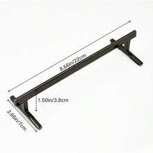 Riel de dedo LEEFAI Pro, riel de minipatineta de metal para tus rampas y parque, 8.66*2.76*1.50 pulgadas - Poste de una sola pieza - Ver 3