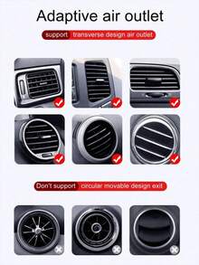 Soporte magnético para teléfono de coche, soporte para teléfono de coche con clip de rejilla de ventilación, soporte magnético fuerte para teléfono de coche apto para GPS y navegación, compatible con iPhone y teléfonos Android, regalo perfecto para familiares y amigos, accesorio de coche ideal - Multicolor - Ver 9