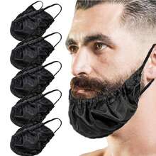 Delantal para barba para hombres, babero para barba, recogedor de barba reutilizable, apto para todas las estaciones, anti-manchas y anti-aceite - Ver 2