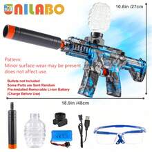 Unilabo M416 Electric Bead Blaster Toy, High Speed, Rechargeable, Fun Design - Automatic Outdoor Toy Gun, Suitable For Team Activities, Perfect Birthday And Party Gift, Great Gift For Boys, Easter Gift, Back To School Gift (Beads Not Included) - Multicolor - View 18