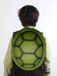 1pc EVA Turtle Shell Prop For Costume Party, Cosplay Realistic Textured Turtle Shell Accessory - Multicolor - View 1