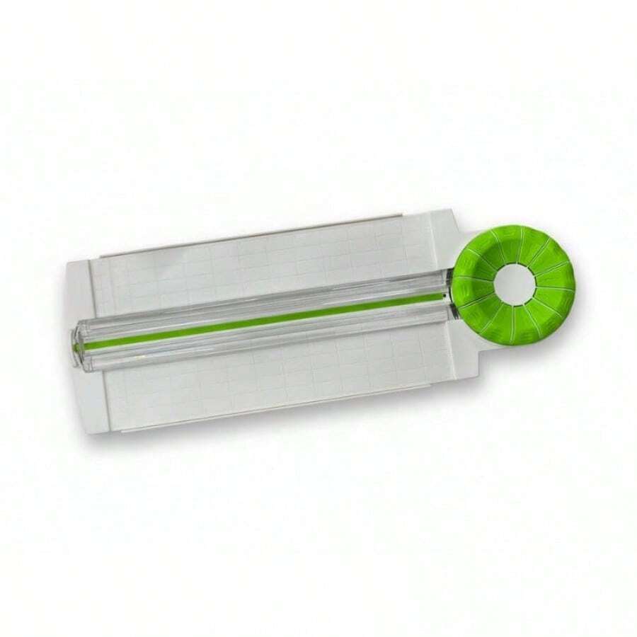 Guillotina Rotatoria de Papel Jef HD-12 - Cortadora Profesional Multipatrón para Manualidades, Scrapbooking y Oficina - Verde - Ver 1