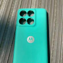 Funda de silicon Para Moto.rola Edge 60 Fusion, Funda Suave y delgadsa - Azul menta - Ver 4