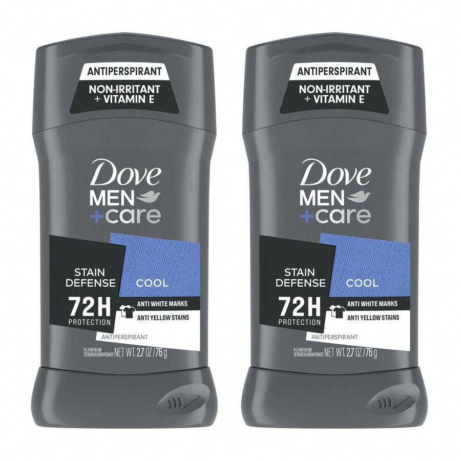 Dove Men+Care Stain Defense Long Lasting Men's Antiperspirant Deodorant Stick Cool, 2.7 Oz Twin Pack - nhiều mùi hương - Xem 1