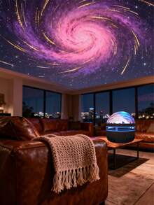1个星空投影灯，迷人的星空照明，LED夜灯，2026年新款畅销多功能家居用品，实用高品质创意设计，适用于家居装饰、卧室、客厅、派对、露营等多种场景，提升氛围，是馈赠亲友或自用的理想之选，跨境热销产品，品质保证，营造温馨时尚的家居环境，满足日常及特殊场合的多样化需求，同款爆款热门产品 - 多色光 - 查看 3