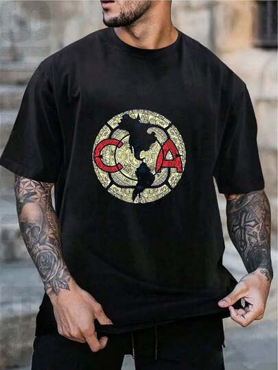 Camiseta de Moda Gráfica de Leyendas del Hip Hop para Hombres, Las Américas, 100% Algodón, Cuello Redondo, Regalo para Mujeres y Hombres Aficionados al Fútbol, Playeras Frescas, Cuello Redondo, Tallas S M L XL XXL XXXL, Top Casual de Manga Corta en Tejido de Punto, Ligero Estiramiento, Corte Regular para Uso Casual de Fin de Semana