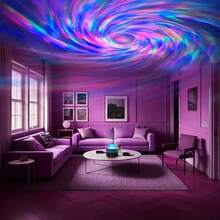 1个星空投影灯，迷人的星空照明，LED夜灯，2026年新款畅销多功能家居用品，实用高品质创意设计，适用于家居装饰、卧室、客厅、派对、露营等多种场景，提升氛围，是馈赠亲友或自用的理想之选，跨境热销产品，品质保证，营造温馨时尚的家居环境，满足日常及特殊场合的多样化需求，同款爆款热门产品 - 多色光 - 查看 6