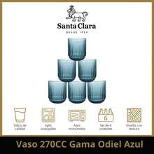 Santa Clara Drinkware Set - Odiel Blue - View 3