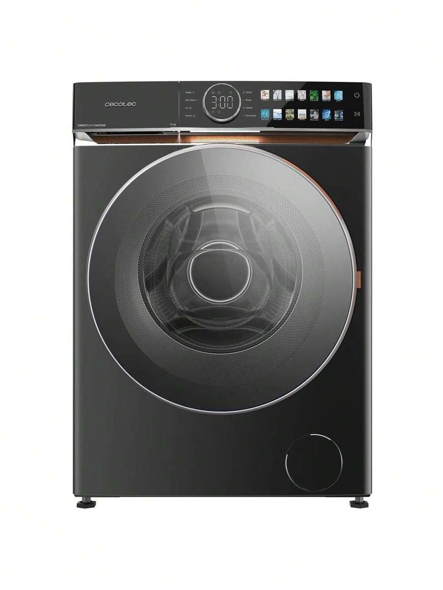Bolero DressCode 12980 Front-Loading Washing Machine With Direct Drive Motor: Guaranteed Efficiency And Quiet Operation, 12 Kg Capacity, And A Energy Rating For Economical And Fast Washing. Customize Each Cycle With 14 Programs And Adjustable Spin Speeds Up To 1400 Rpm. XXL Door For Easy Loading And Unloading, UV Light For Superior Hygiene, And SteamMax For Deep Cleaning. Full Colour Panel And Spa Care Function For Soft, Germ-Free Laundry. Delay End Function To Adjust The Cycle To Your Schedule, Stop&Go, And Lock For Complete Cleaning. - Multicolor - View 1