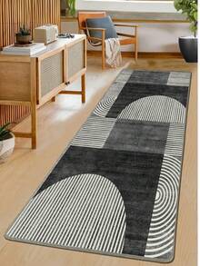 Kitchen Rug - Kitchen Runner Rug - Machine Washable, Non Slip Kitchen Mat, 60*150, 60*200, 80*200, 100*200, 120*180 Cm, Made In Türkiye - Dark Grey - View 2