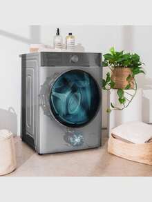 Cecotec Lavadora de Carga Frontal Bolero DressCode 10800 Inverter Steel A: Ahorro Energético Clase A-10%, 10 kg, Motor Inverter Silencioso, 16 Programas Personalizados, SteamMax para Esterilización con Vapor, Fuzzy Logic para Optimización de Lavado, Display Táctil XXL, Función KidLock  Infantil - Multicolor - Ver 7