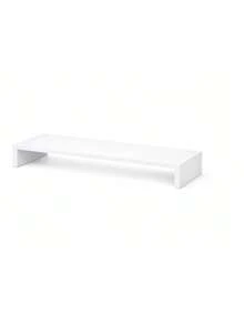 suporte para base de monitor de mesa em mdf branco - Branco - Visão 5