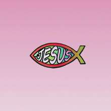 1pc Rainbow Jesus Fish Badge - Christian Fish Symbol Brooch, Suitable For Religious Gifts And Backpack Decoration - Multicolor - View 7