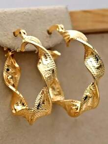 1对经典款圈形耳环，适合女性佩戴，可作为结婚纪念日、订婚派对、情人节礼物。 - 11# - 查看 20