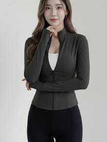 Chaqueta Deportiva para mujer Ligera - Gris - Ver 2