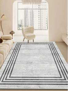 Kitchen Rug - Kitchen Runner Rug - Machine Washable, Non Slip Kitchen Mat, 60*150, 60*200, 80*200, 100*200, 120*180 Cm, Made In Türkiye - Light Grey - View 2