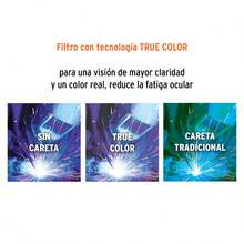 Careta electrónica para soldar sombra 9-13, calavera - A - Ver 2