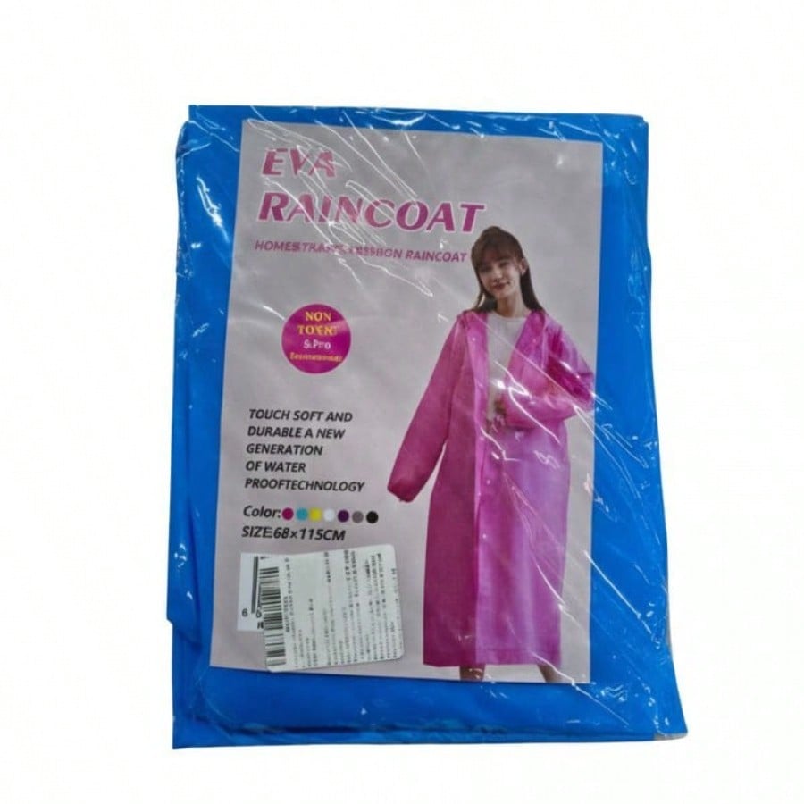 Poncho Impermeable de Lluvia EVA Reutilizable - Capa Portátil y Ligera con Capucha para Camping, Senderismo y Viajes