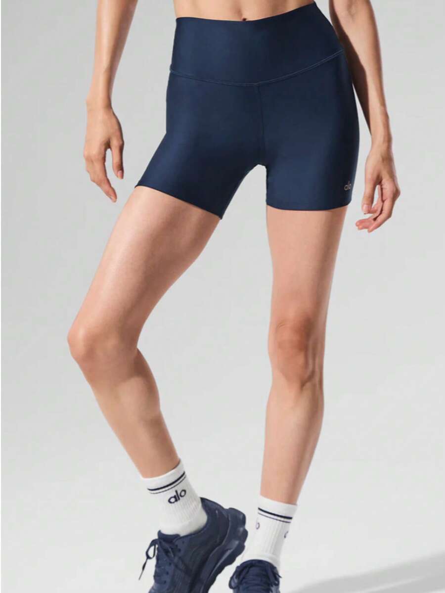 Alo Yoga Alo Airlift Short Casual Gym Sports & Work Out Shorts Yoga Pilates - 藏蓝色 - 查看 1