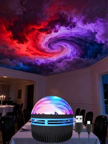 1个星空投影灯，迷人的星空照明，LED夜灯，2026年新款畅销多功能家居用品，实用高品质创意设计，适用于家居装饰、卧室、客厅、派对、露营等多种场景，提升氛围，是馈赠亲友或自用的理想之选，跨境热销产品，品质保证，营造温馨时尚的家居环境，满足日常及特殊场合的多样化需求，同款爆款热门产品 - 多色光 - 查看 8