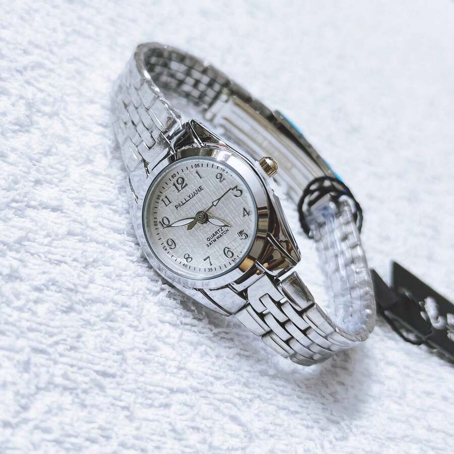 Pallyjane Small Women's Watch, Water Resistant, Delicate Minimalist, With Mini Dial, 25 Mm Watch Diameter, Classic Elegant Women's Fashion Quartz. - 銀色 - 查看 1