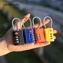 1pc TSA Approved Travel Luggage Lock, Self-Set Combination Lock, Suitable For School Gym Lockers, Luggage, File Cabinets, Tool Boxes, Boxes, ABS Steel Cable Luggage Lock, Travel Essential Portable Lock, Applicable For Dorm, School Supplies, Travel Backpack, Suitcase, Luggage, Travel Gear, Fitness Equipment, TSA Approved Lock - Multicolor - View 1