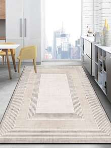 Kitchen Rug - Kitchen Runner Rug - Machine Washable, Non Slip Kitchen Mat, 60*150, 60*200, 80*200, 100*200, 120*180 Cm, Made In Türkiye - Beige - View 2