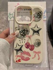 1pc Blue Seashell & Turtle Patchwork Design, Waterproof, Anti-Fingerprint, Anti-Scratch, Transparent, IMD, Soft, Glossy Phone Case Shockproof Anti-Fall - Style 4 (1 Piece) - View 2