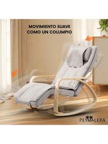 PEYMALERA Silla Mecedora De Masaje Multifuncional Vibración Reclinable - Tipo de Enchufe A USA (110-127V) - Ver 4