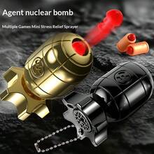 迷你间谍枪手榴弹旋转减压创意钥匙扣吊坠 - 生日礼物、圣诞礼物、复活节礼物、完美礼物、礼品、新品畅销、新品热销、新品上市 - 彩色 - 查看 5