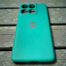 Funda de silicon Para Moto.rola Edge 60 Fusion, Funda Suave y delgadsa - Azul menta - Ver 2