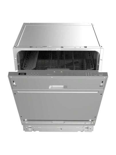 Cecotec Lavastoviglie Integrabile 60cm Bolero Aguazero 6110 Full-BI, 1850W, 12 Coperti, 7 Programmi, Funzione Mezzo Carico, Efficienza Classe E,  Child Lock, Avvio Ritardato 24h, Programma Pastiglie 3 in 1, Funzione Dry+ per Asciugatura Perfetta, Ideale per Ogni Occasione