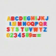 Letras Abecedario Magneticos y Numeros Didáctico Juguete Imán Niños set de 2 - Multicolor - Ver 3