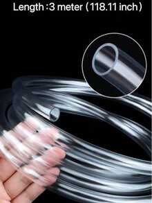 1M/3M Clear PVC Hose,Plastic Tube, 4-30mm ID, Garden Stuff,Water Hose,Gardening Supplies,Customizable Length Heavy-Duty Flexible Tubing For Garden Watering Aquariums - B - View 2