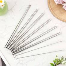 Stainless Steel Accessories Iceflow Flip 30oz, 6 Pack Metal Reusable Stainless Steel Tumbler Straws With 2PCS Straw Cleaner Brushes Parts Accessories - 銀色 - 查看 7