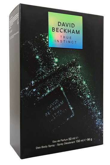  David Beckham True Instinct Men Eau De Parfum Spray 50ml And Deo Body Spray 150ml